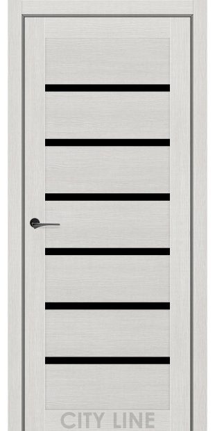 Межкомнатные двери CityLine Express BROOKLYN korfad-express-brooklyn-koton-krem-bravo-collection-s-cernym-steklom